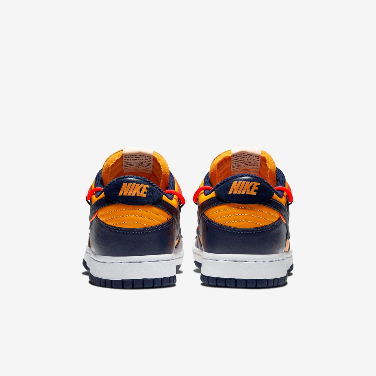 Off-White x Nike Dunk Low "University Gold"