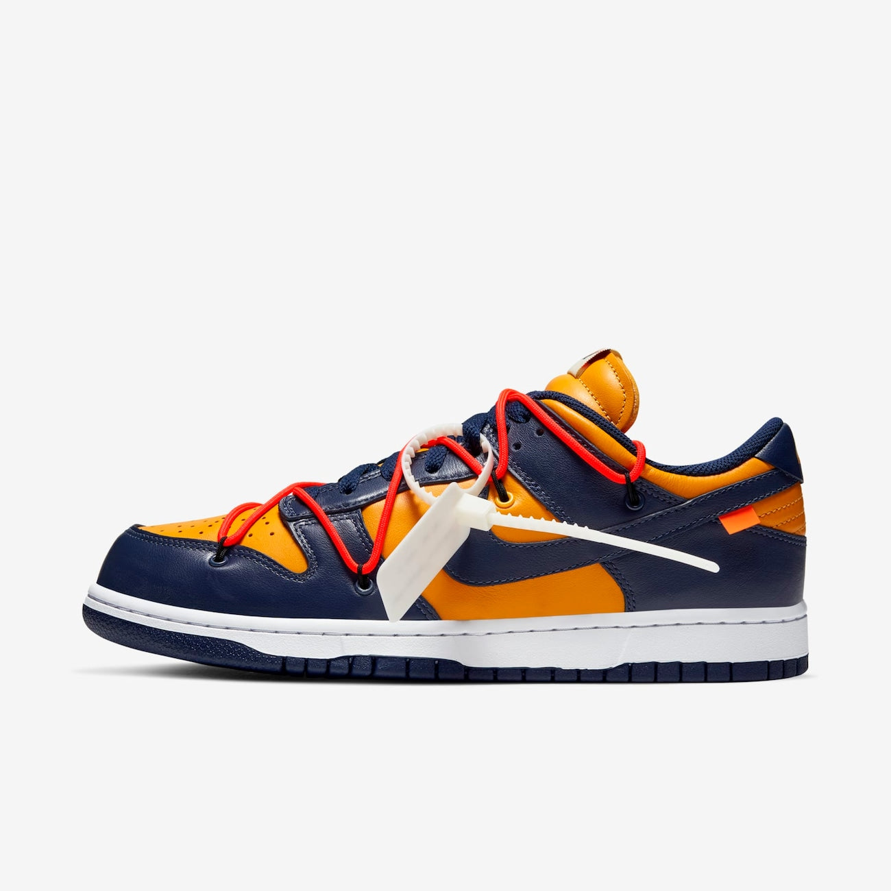 Off-White x Nike Dunk Low "University Gold"
