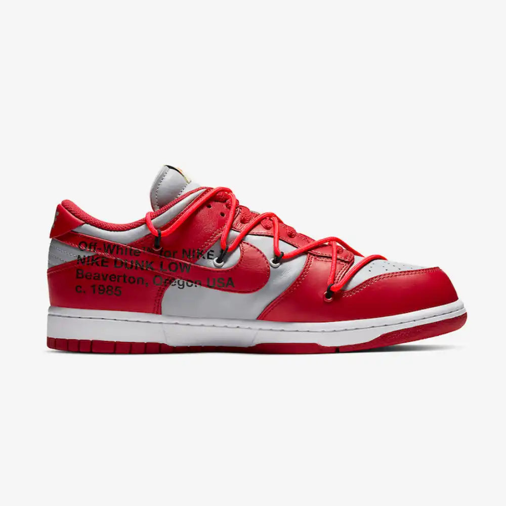 Off-White x Nike Dunk Low "University Red"