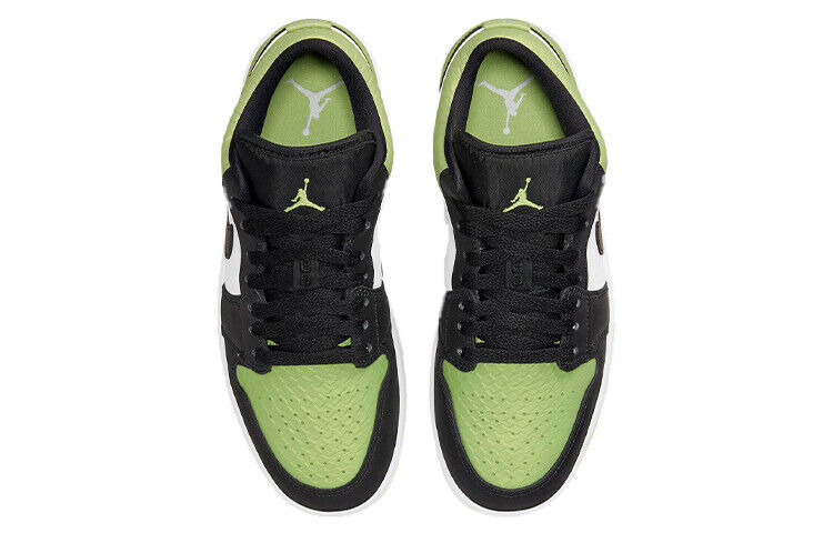 Nike Air Jordan 1 Low "Vivid Green Snakeskin"