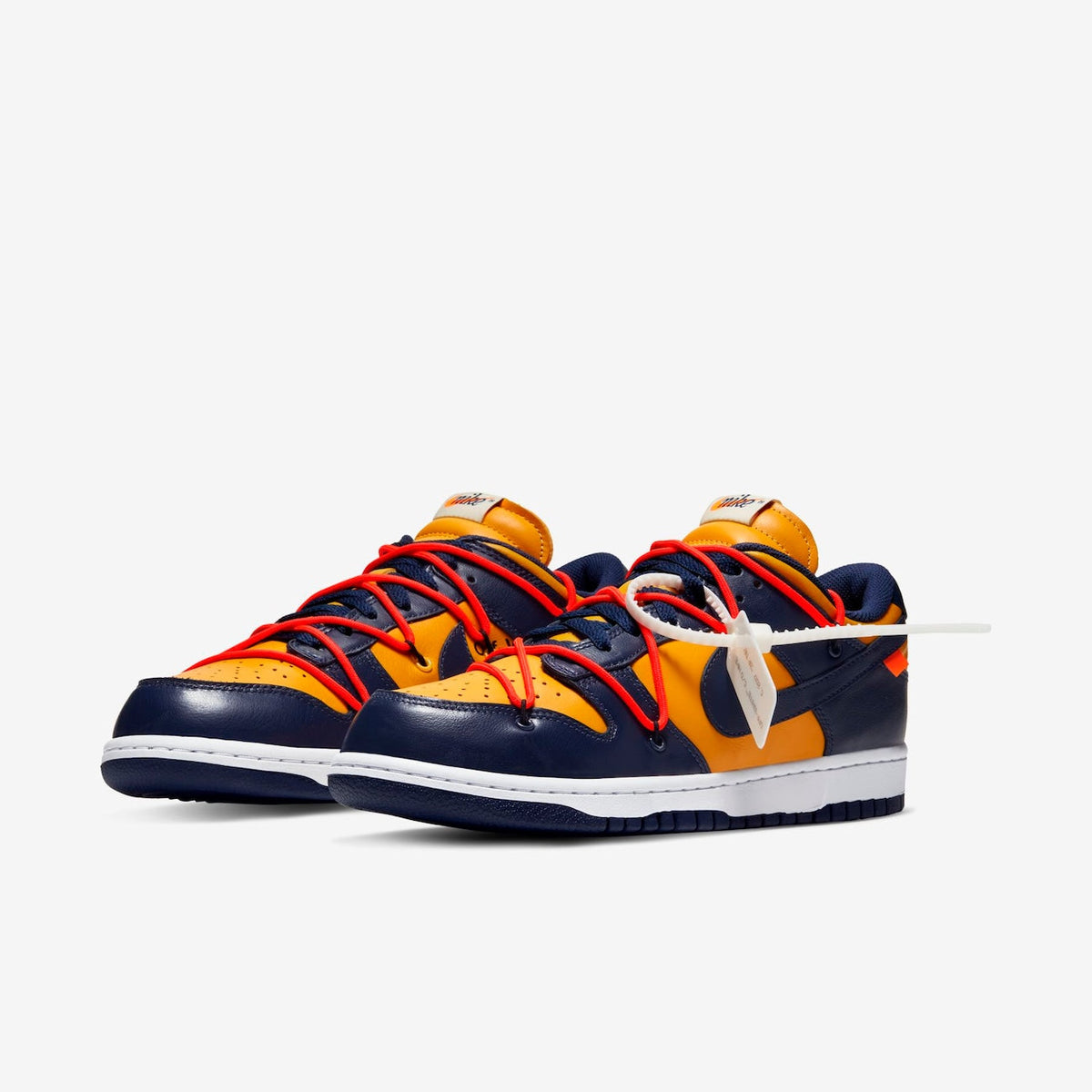 Off-White x Nike Dunk Low "University Gold"
