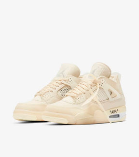 Off-White x Air Jordan 4 "Sail"
