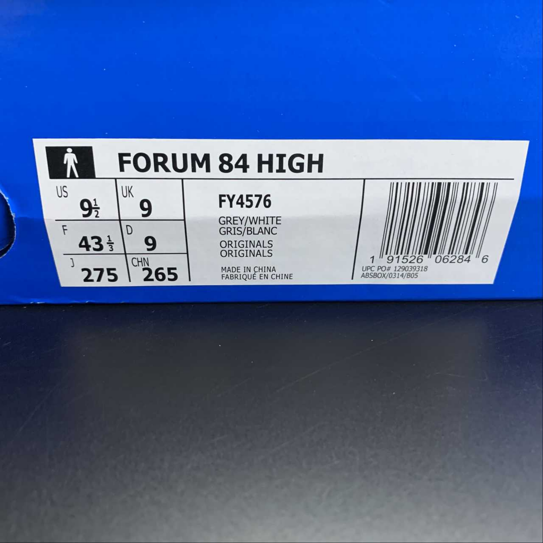 Adidas Forum 84 High "Orbit Grey"