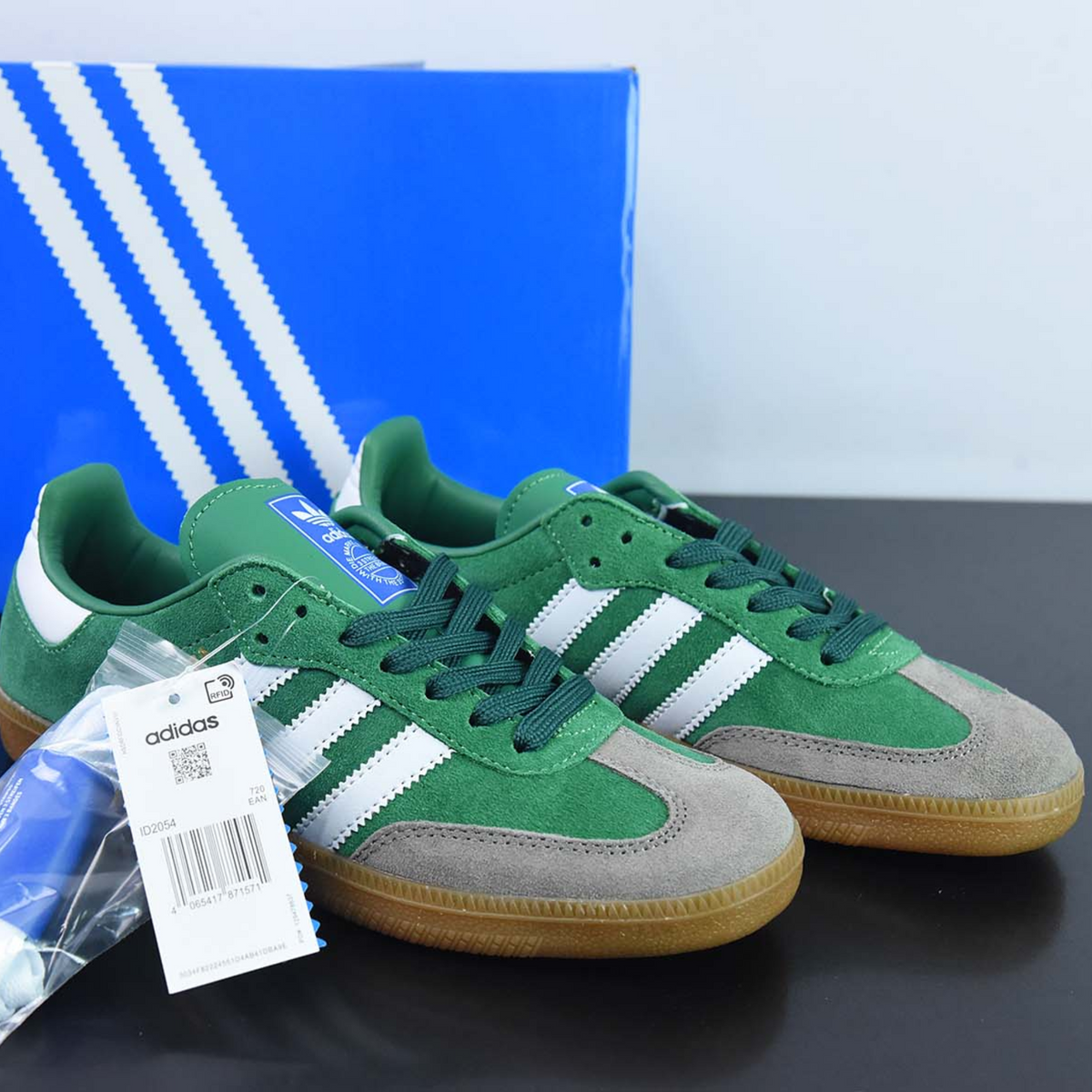 Adidas Samba 'Collegiate Green Gum Grey Toe'