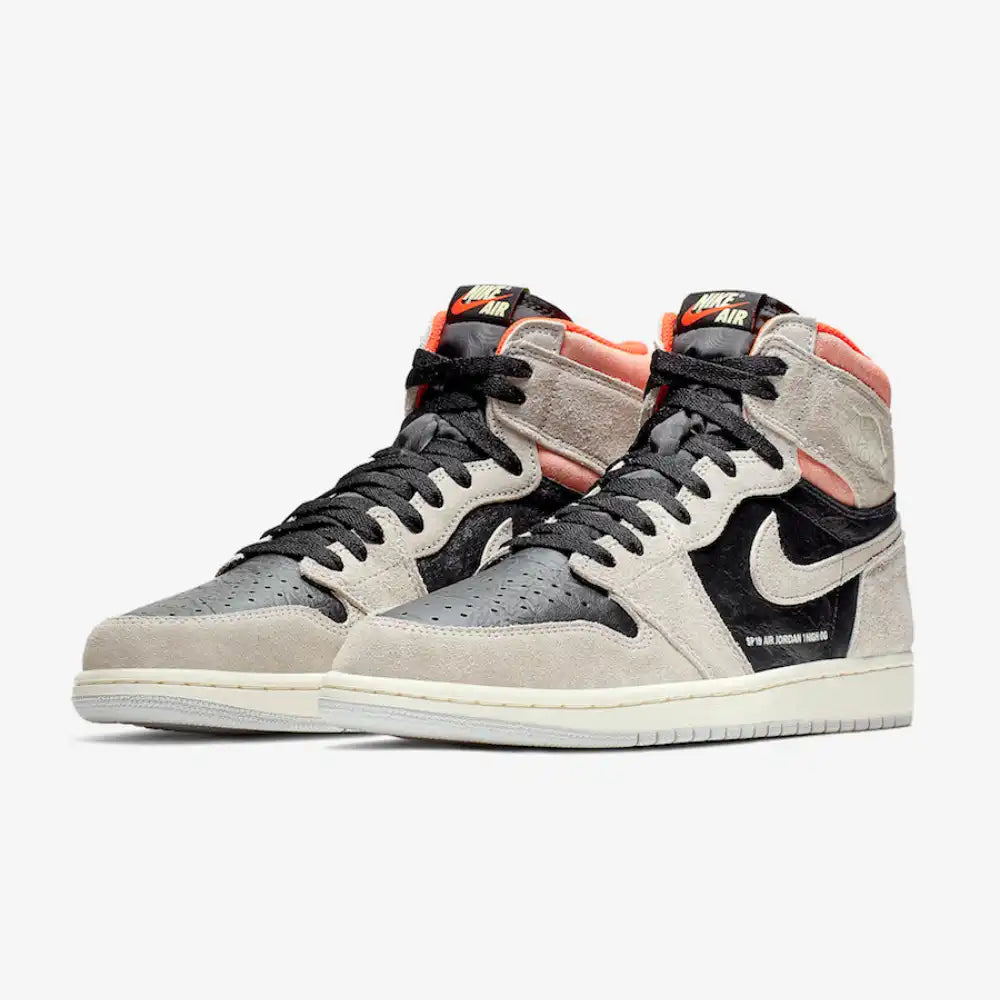 Nike Air Jordan 1 Retro High Neutral "Grey Hyper Crimson"