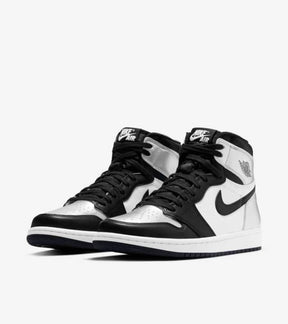 WMNS Nike Air Jordan 1 High "Silver Toe"