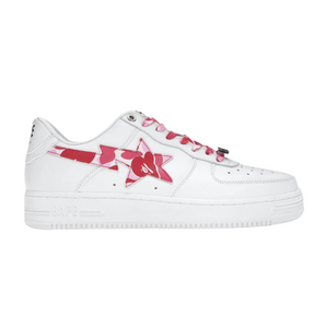 A Bathing Ape Bape Sta Low "White ABC Camo Pink"