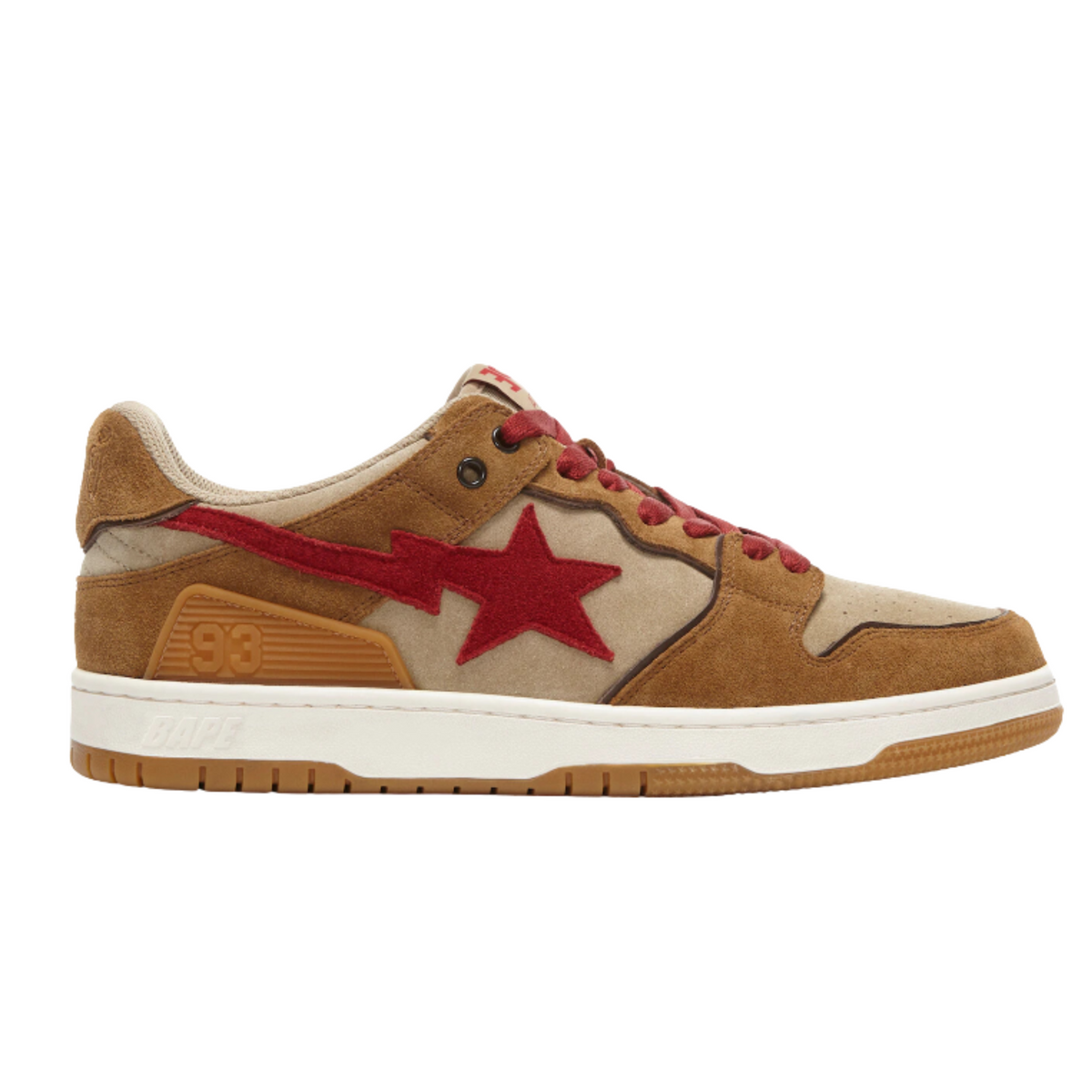 A Bathing Ape Sk8 Sta Wheat "Red"