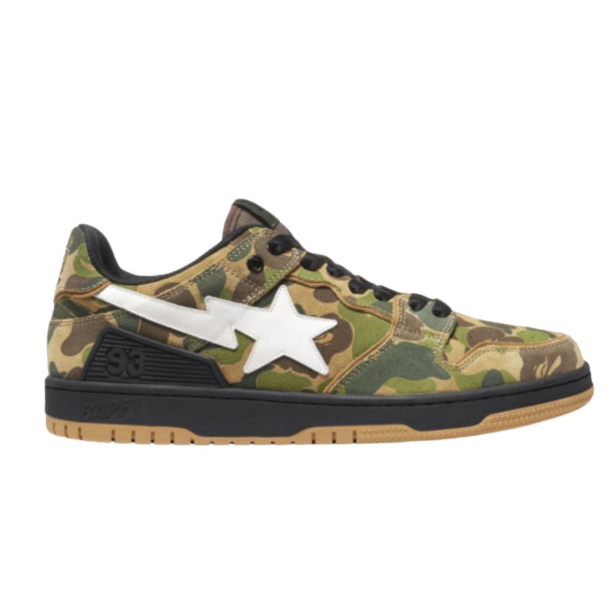 A Bathing Ape Bape SK8 Sta "ABC Camo Green"