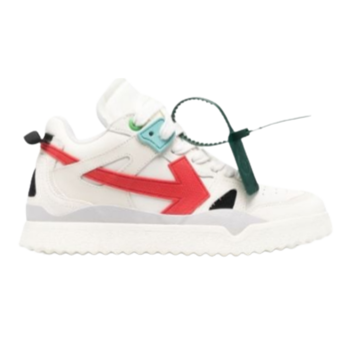 Off White Sponge Mid Leather