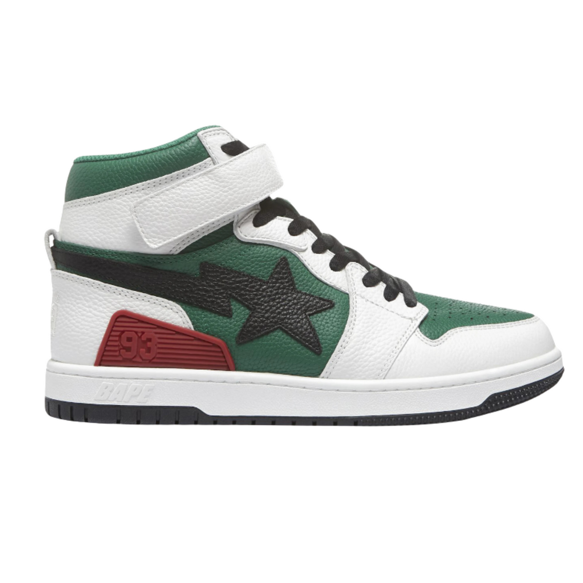 A Bathing Ape Bape SK8 "Sta White Green"