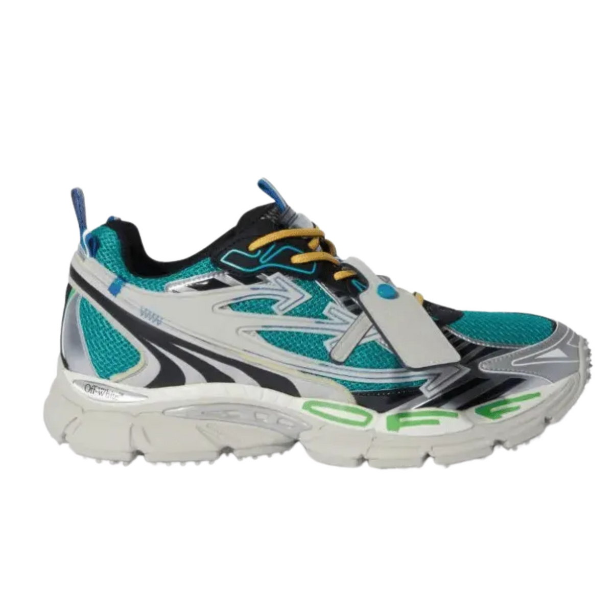 Off-White Be Right Back Silver Teal