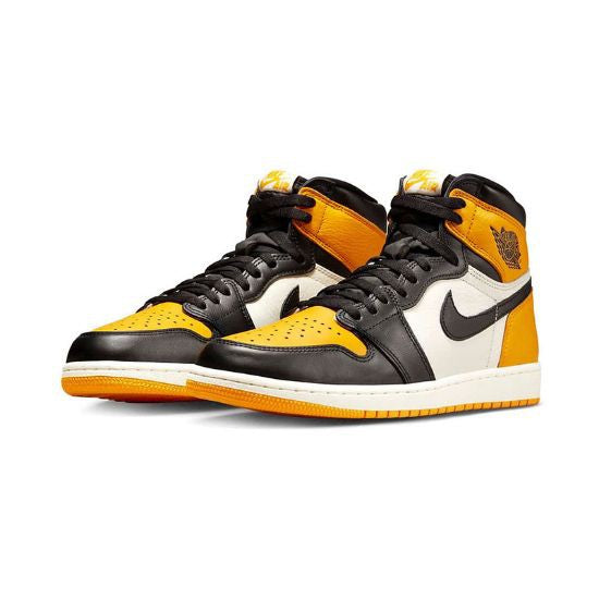 Nike Air Jordan 1 Retro High Taxi Yellow Toe