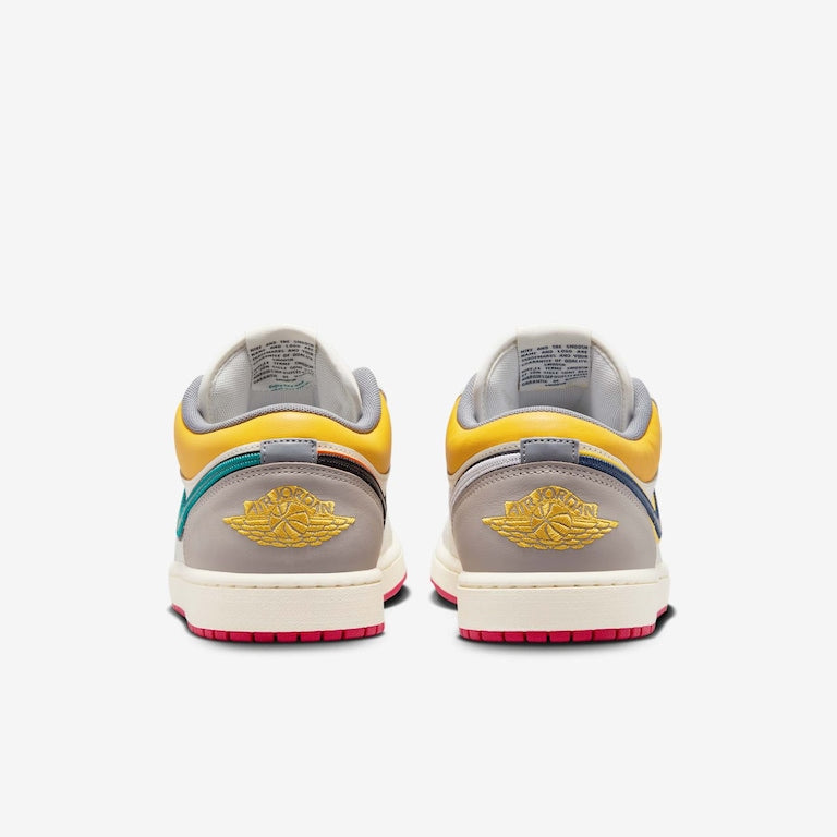 Nike Air Jordan 1 Low Premium Sail and Yellow Ochre