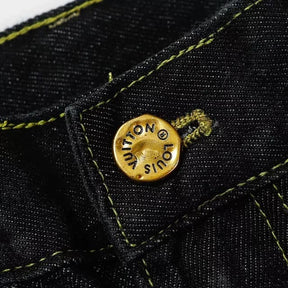 Calças Louis Vuitton x Nigo Monogram - Patchwork Denim