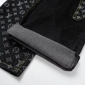 Calças Louis Vuitton x Nigo Monogram - Patchwork Denim